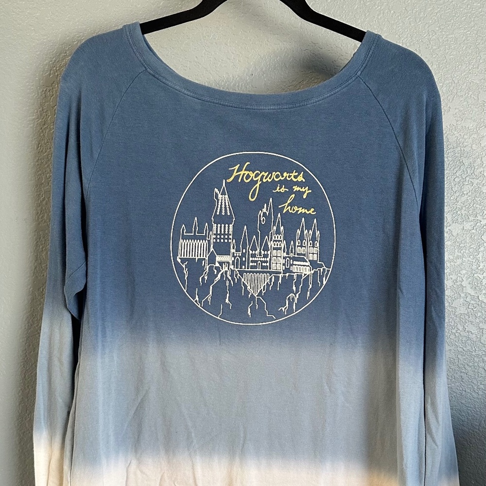 Harry Potter Hogwarts Ombre Long Sleeve Top – Women's M